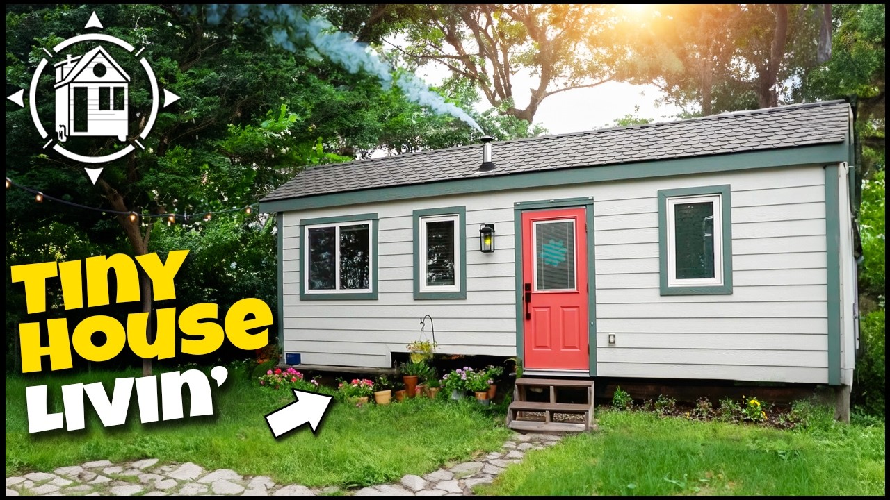 Her cute Tiny House cottage in the country is saving her $$$ - Houses Tiny
