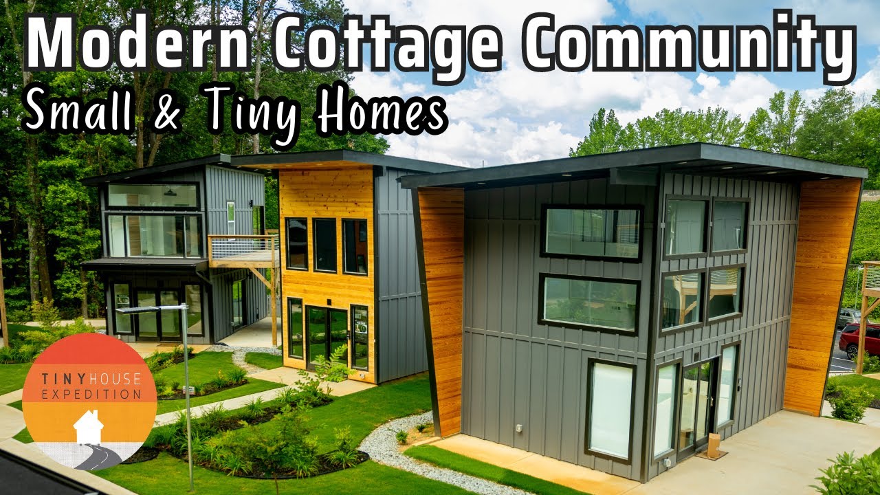 His Incredible Modern Cottage & Tiny House Community in Atlanta metro ...